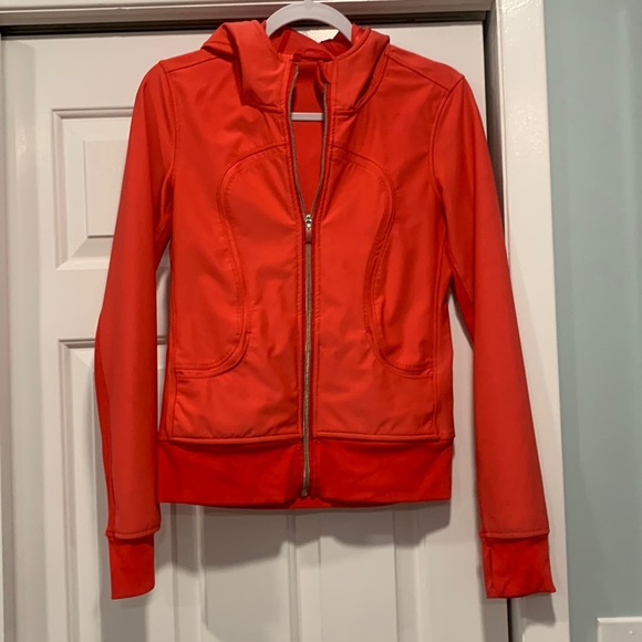 lululemon athletica Jackets & Blazers - Lululemon, orange, zip up